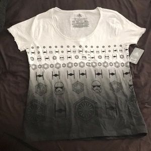 Disney Ladies Ombré Star Wars Storm Trooper Shirt